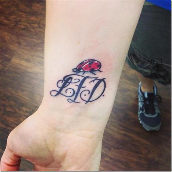 Ladybug tattoos