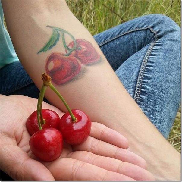 Superb and galvanizing cherry tattoos