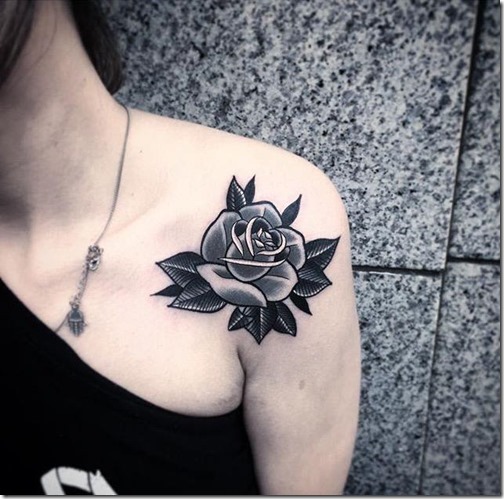 Lovely and galvanizing roses tattoos