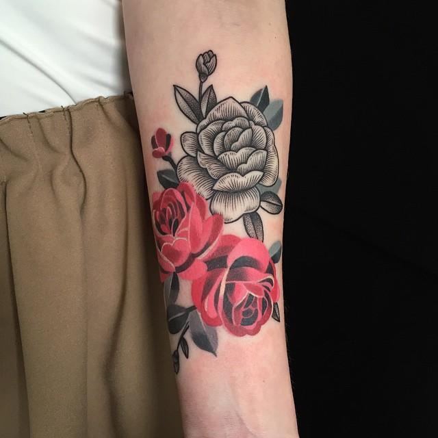 130 Feminine Tattoos on Arm
