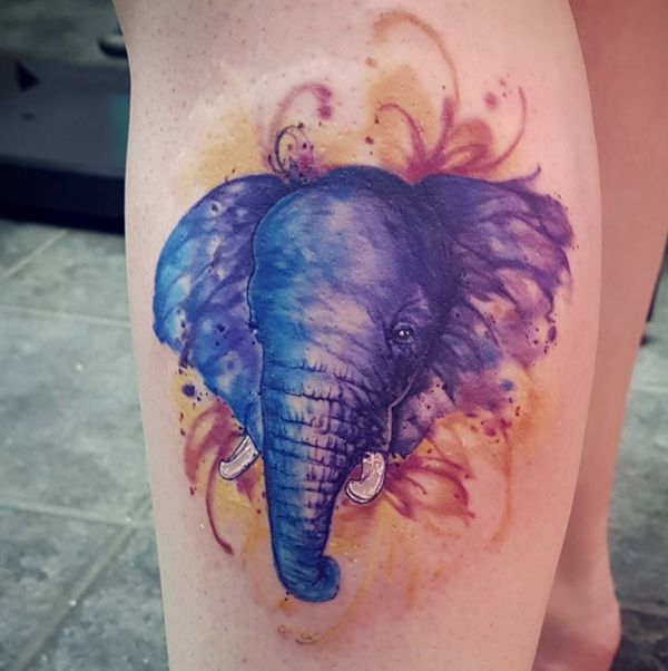 30 excellent elephant tattoos and their that means