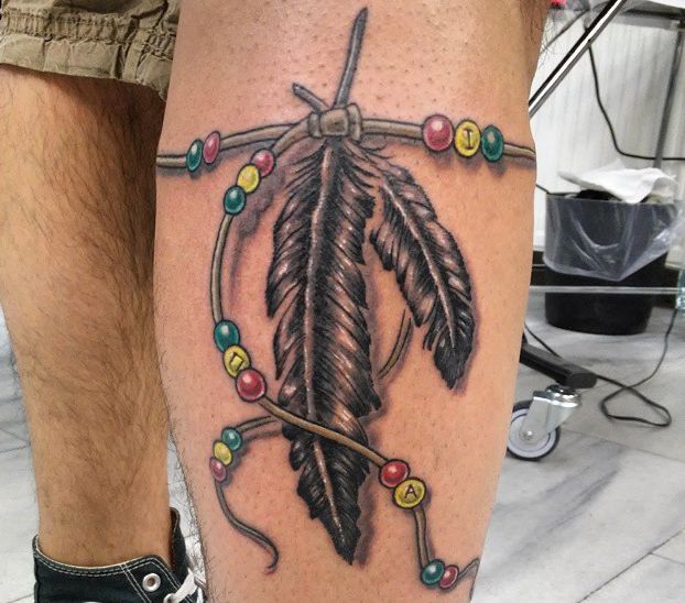 19 mysterious Native American feather tattoos and meanings