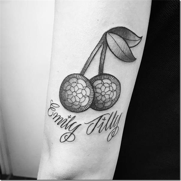 Superb and galvanizing cherry tattoos