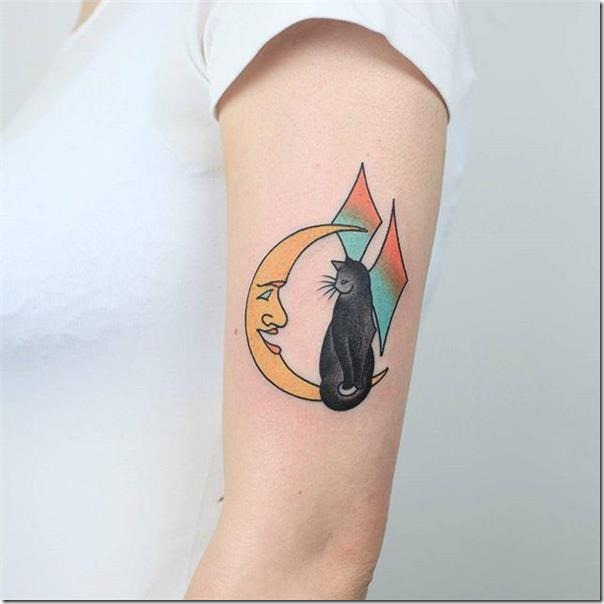 Moon tattoos to get impressed