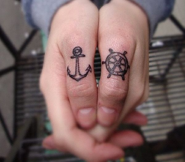 Ship Wheel Tattoos Designs and Meanings