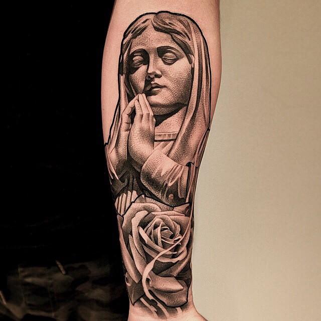 65 Tattoos of the Virgin Mary » Nexttattoos