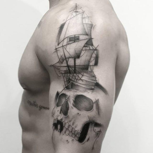 70 images of cranium tattoos