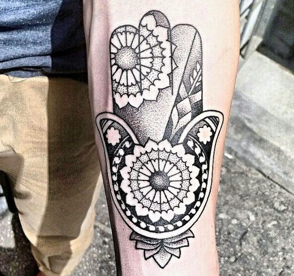 Hamsa (The Hand of Fatima) Tattoo - Which means & 30 Concepts