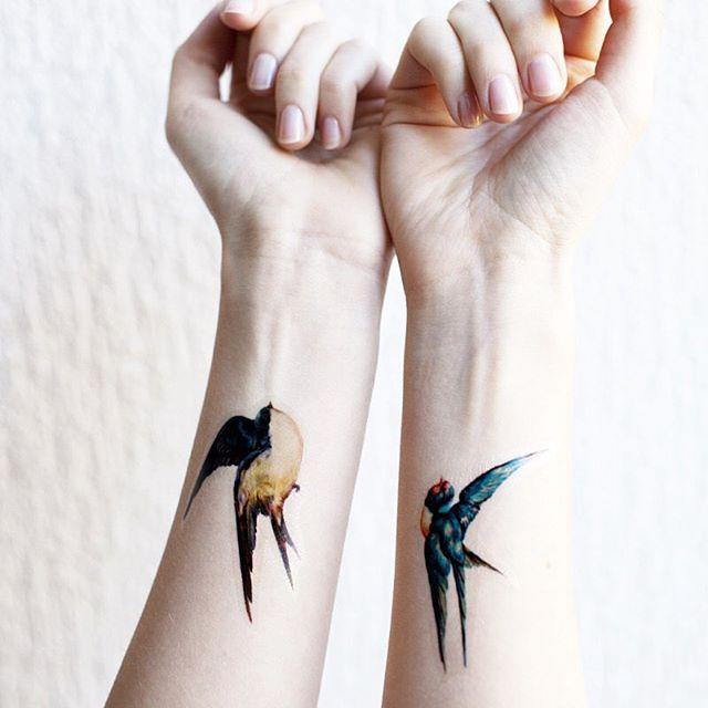 60 Swallow Tattoos