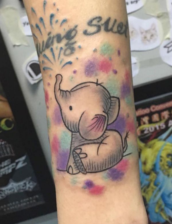 30 excellent elephant tattoos and their that means