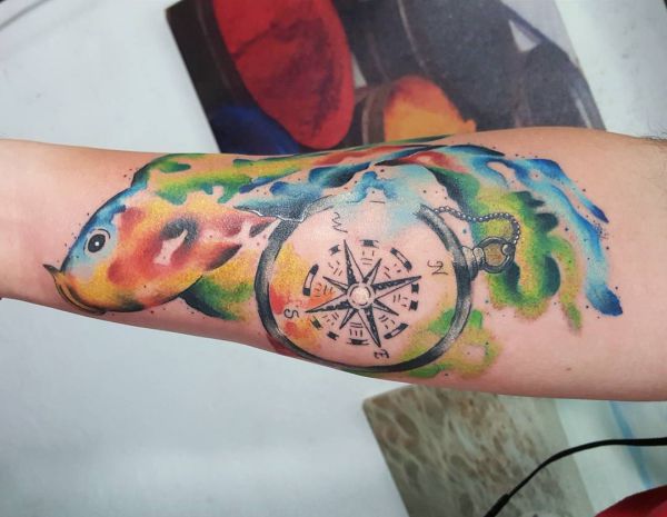 Compass Tattoos: Concepts and meanings