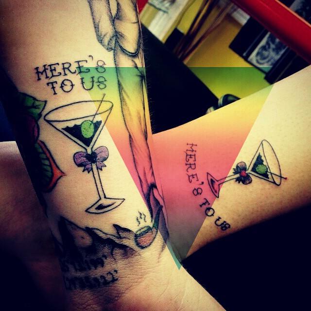 80 Tattoos of friendship for many who share confidences