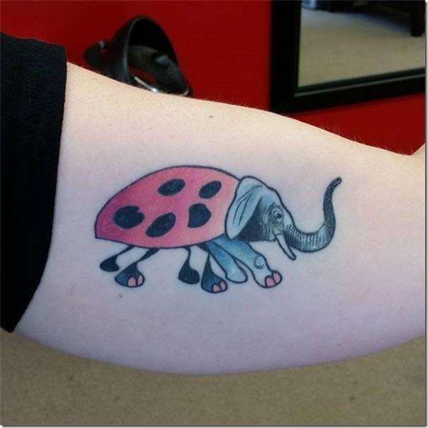 Ladybug tattoos