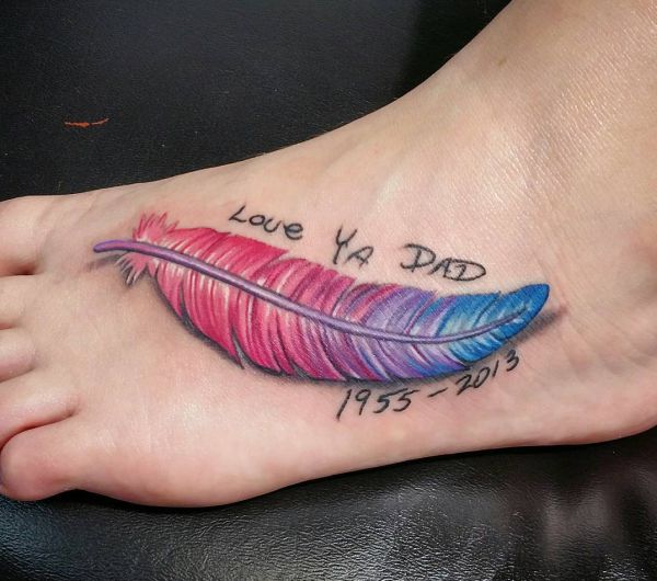 Feather Tattoos: Designs, Concepts and Meanings