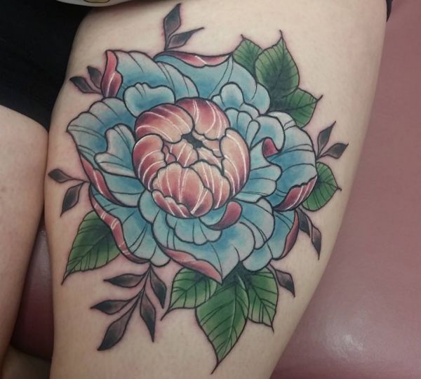 Peonies Tattoos: 21 concepts with which means