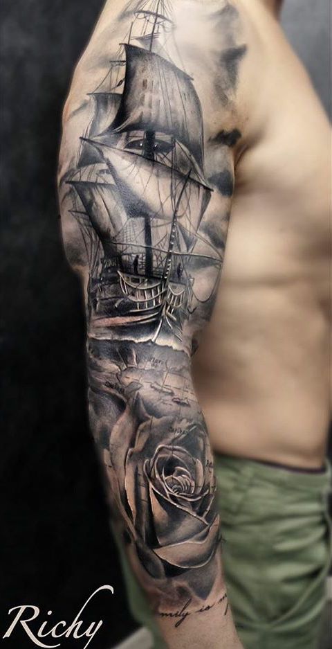 Ship tattoos and their meanings