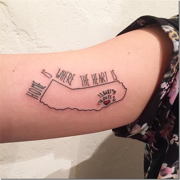 Household tattoos that characterize the union of family members