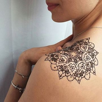 Small and delicate shoulder tattoos for girls