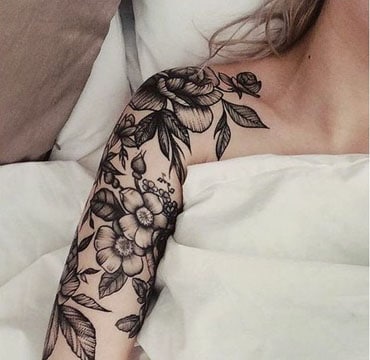 99 Roses tattoos designs for ladies