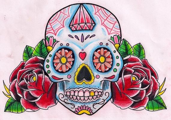 Wonderful Mexican cranium tattoos