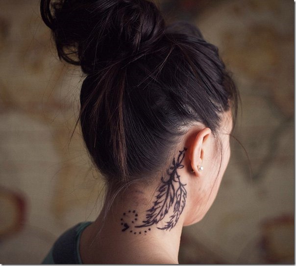 Spectacular Neck Tattoo Designs