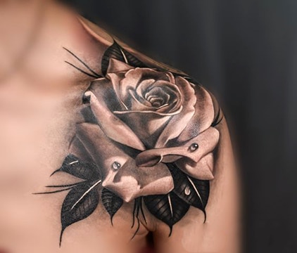 99 Roses tattoos designs for ladies