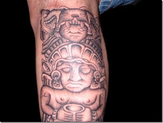 Distinctive Aztec Tattoos For Males