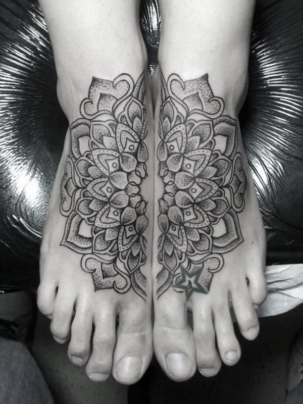 110 Mandalas Tattoos for girls