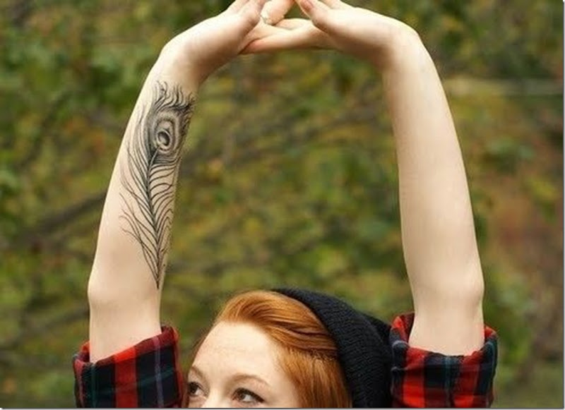 Lovely Exterior Of The Forearm Tattoos