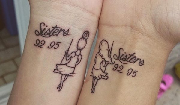 +100 Tattoos for greatest pals with nice designs