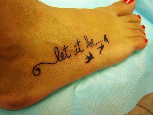 Tattoos for ladies within the foot [Creative and original designs]