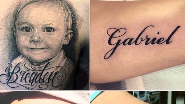 120 Tattoos of names of Youngsters