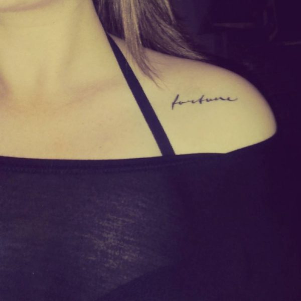 Small and delicate shoulder tattoos for girls