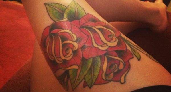 99 Roses tattoos designs for ladies