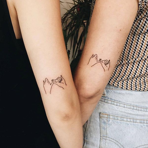 +100 Tattoos for greatest pals with nice designs