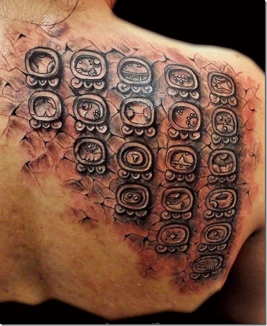 Distinctive Aztec Tattoos For Males