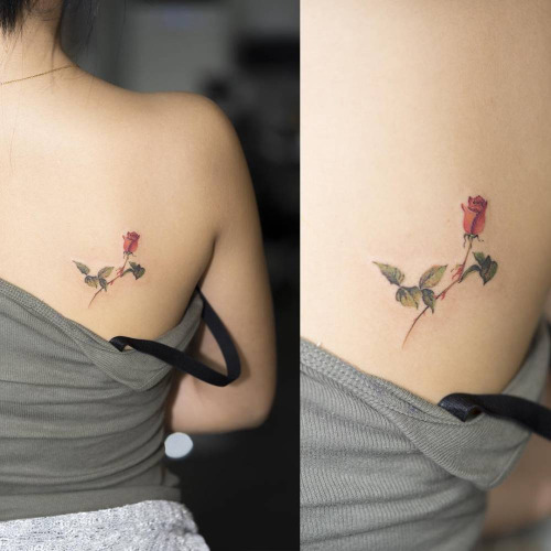 99 Roses tattoos designs for ladies