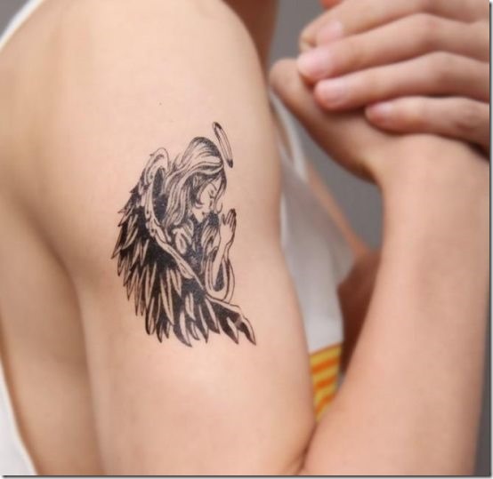 Inventive Angel Wing Tattoos
