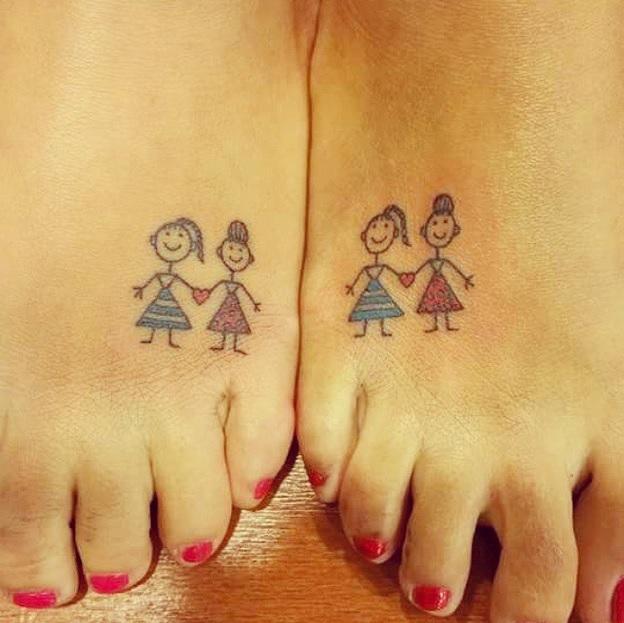 +100 Tattoos for greatest pals with nice designs