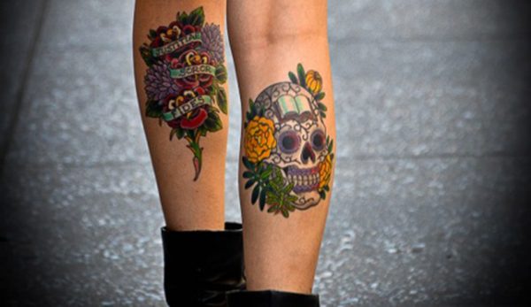 Wonderful Mexican cranium tattoos