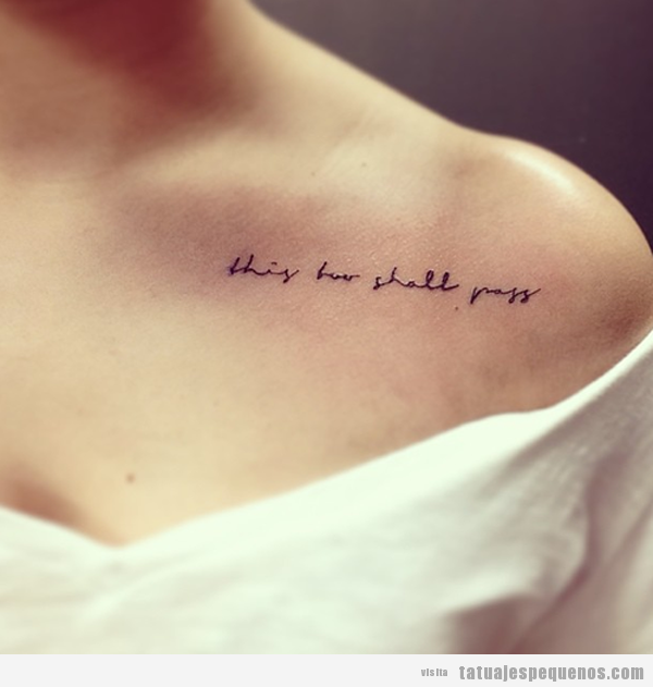 115 Small tattoos with letters and symbols for girls