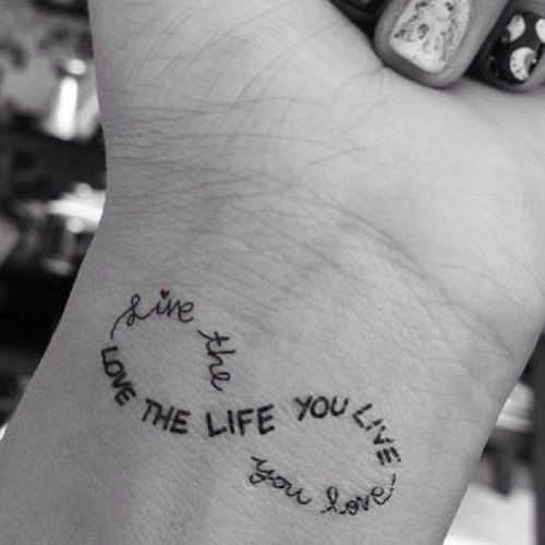 115 Small tattoos with letters and symbols for girls