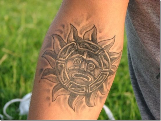 Distinctive Aztec Tattoos For Males