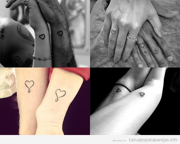 Tattoos of hearts small and authentic designs