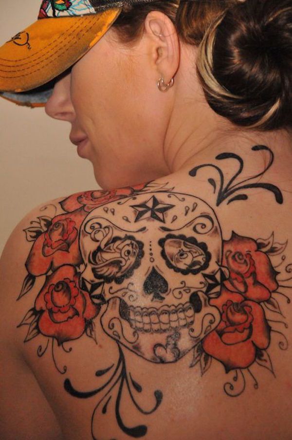 Wonderful Mexican cranium tattoos