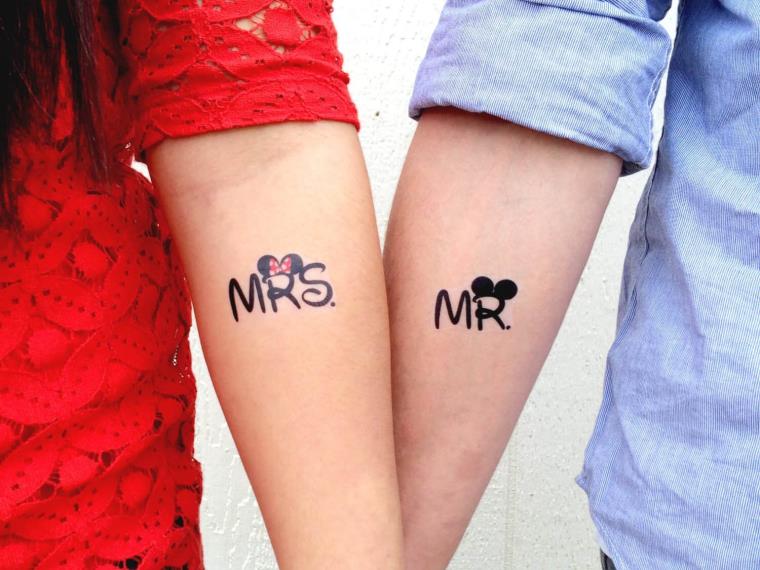 Tattoo couple: probably the most stunning concepts to share in love