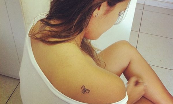 Small and delicate shoulder tattoos for girls