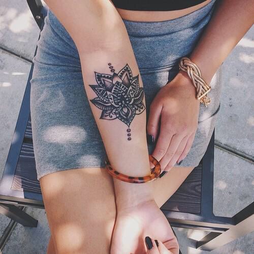 110 Mandalas Tattoos for girls