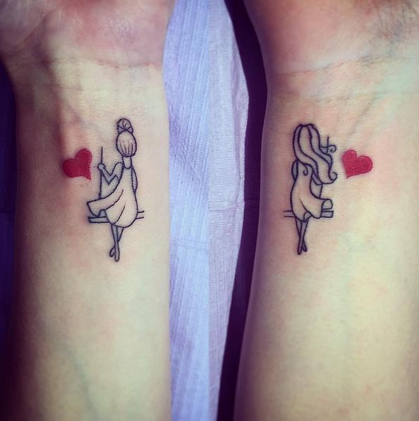 +100 Tattoos for greatest pals with nice designs