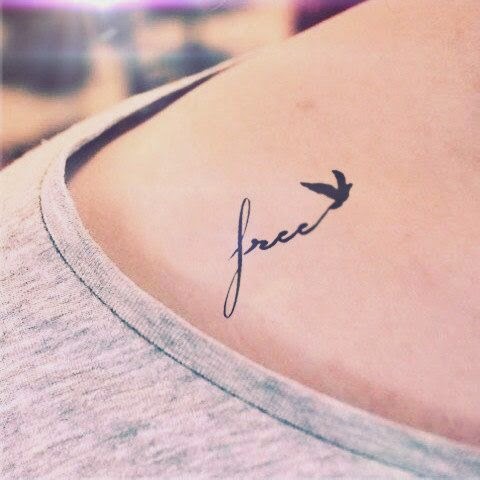 115 Small tattoos with letters and symbols for girls